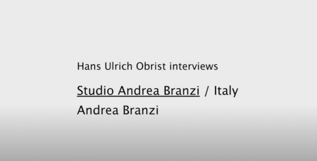 Hans Ulrich Obrist intervista Andrea Branzi - Biennale di Venezia